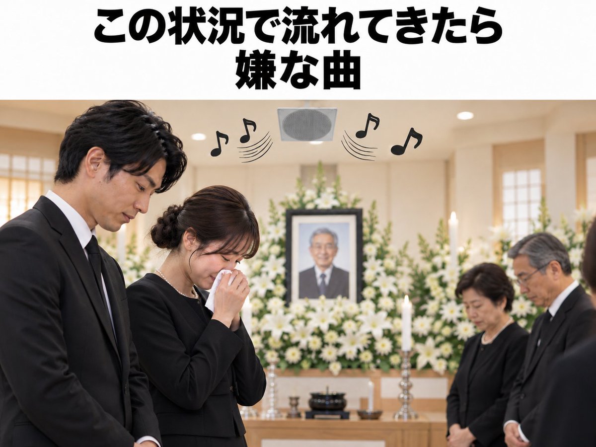 Ogiribot's tweet photo. 【お題】
この状況で流れてきたら嫌な曲 https://t.co/wSrROdFvPt