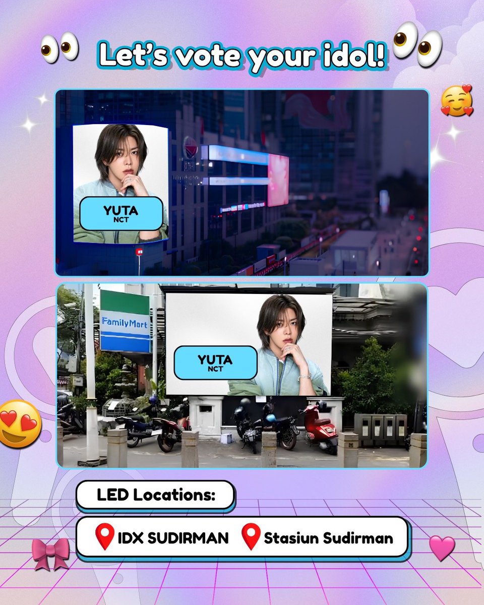 YUTAMI_INA's tweet photo. Dear Yutami! Ayo vote YUTA di K-Wave Mini App by GoPay!

🔥 Ayo dukung YUTA untuk tampil di Birthday Ads! 🎂✨

Cara ikutan:
1️⃣ Buka aplikasi GoPay
2️⃣ Masuk ke homepage GoPay
3️⃣ Cari dan klik logo K-Wave
4️⃣ Pilih YUTA & vote! 🫵🏻

Atau bisa langsung klik Link dibawah ini ya! 👇🏻👇🏻
https://t.co/Jp9unVqKGB 👀