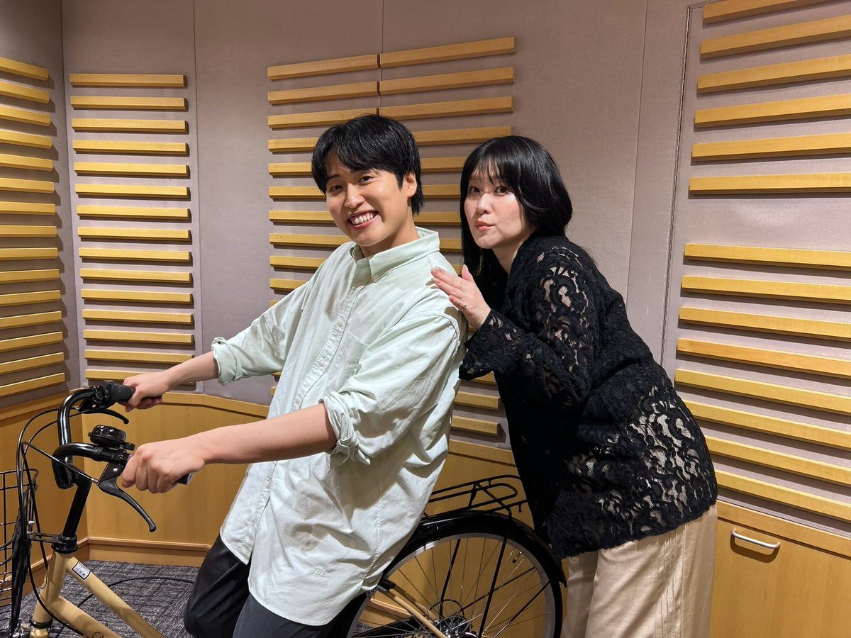 IIchari30's tweet photo. 今日の17:40から放送スタート 
「紅しょうが稲田とレインボー池田のチャリで30分」!!!

初回は2人だけで漕ぎ出します🚴‍♀️🚴

ふたりのチャリの思い出、
新コーナーも発表します🧐

放送はradikoでもお楽しみください📡
📻 https://t.co/RzI2cSnqbq

#チャリロト #稲田池田チャリ https://t.co/fpUqbOcoDG