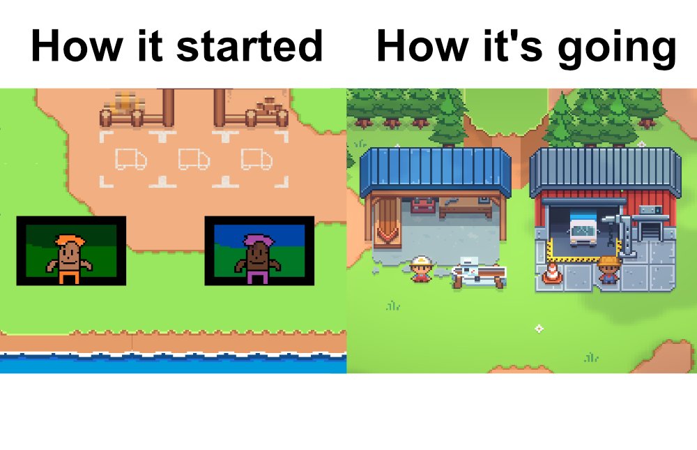 Karlegrund's tweet photo. A true gem of programmer placeholder art 👨‍🍳💋
#IndieGame #GameDev #CozyGames #FishingGame #PixelArt #IdleGame #ゲーム制作 #SteamGames https://t.co/UgWPCbsk1g