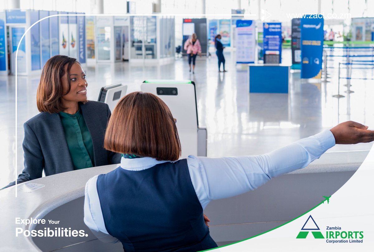 ZambiaAirports's tweet photo. Sometimes, going the extra mile is as simple as taking a little more time to help.
Have you ever had a member of #TeamZACL go the extra mile for you at any of our airports?
Tell us about it in the comments. https://t.co/itAAFbWKCr