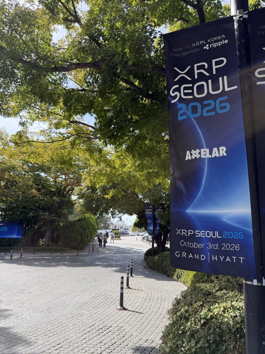 freeagentOO's tweet photo. Thank you @kbwofficial and @XRPSEOUL 🇰🇷

@axelar will most certainly be back 🤝 https://t.co/CpZ7PAI7U0