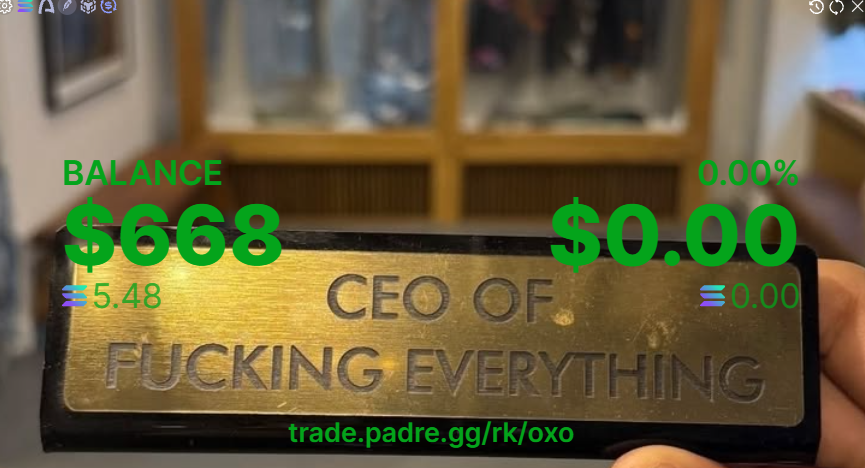 scrall1mitless's tweet photo. day 2 start

day we did 10$-668$

lets see today stay tuned https://t.co/jQd3kyH1hr