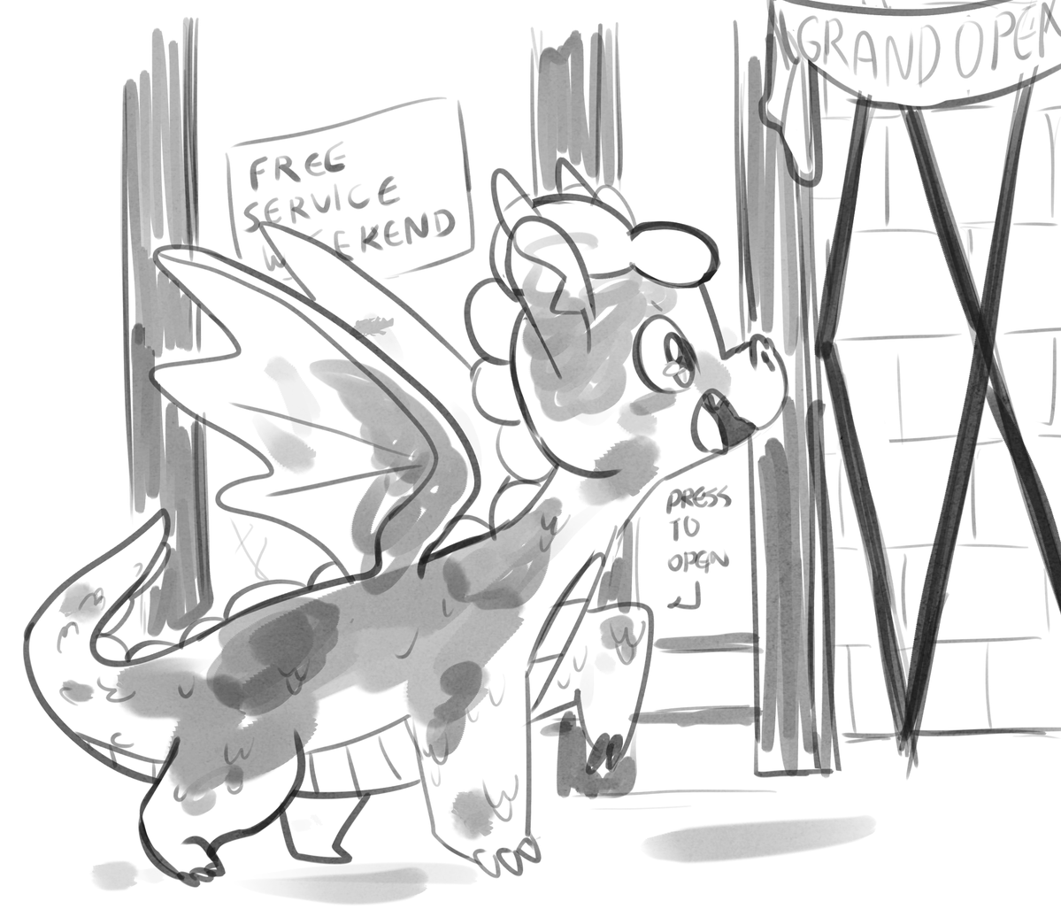LKIWSFW's tweet photo. Steam Sale Dragon visiting Drag'n Wash https://t.co/TjVTjVC69V