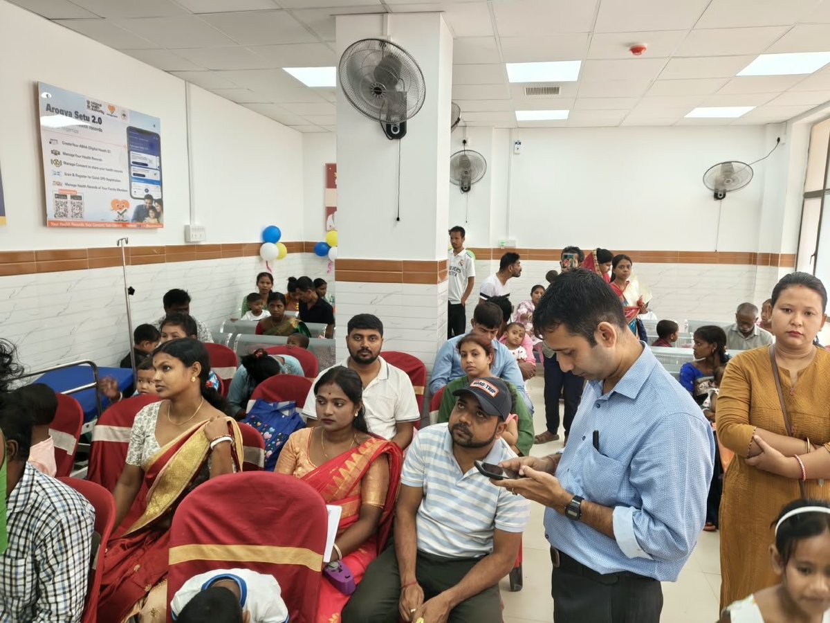 DHFWSN's tweet photo. State level clubfoot followup camp at Dr.shyamaprasad Mukherjee civil hospital,agartala on 5/10/26. https://t.co/t68fQsYEYB