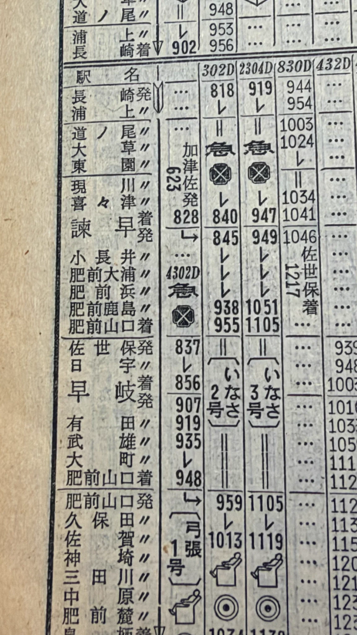 1267 ポケット 時刻表 （山口・九州）昭和46年10月1日 ko on X: 