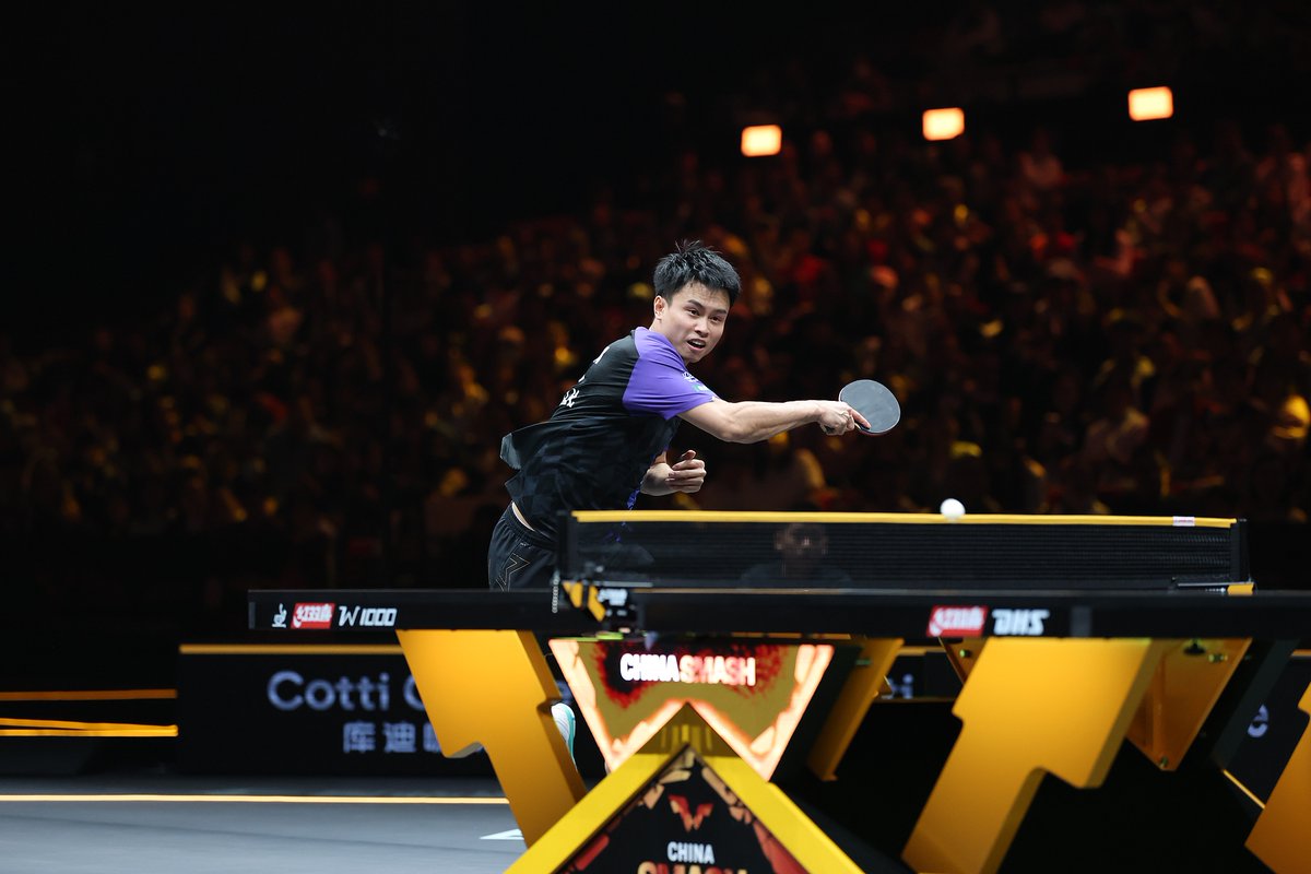 CGTNSportsScene's tweet photo. 🇨🇳Home fans rejoice💪
Kuai Man & Zhou Qihao advanced at the 2026 #ChinaSmash in Beijing.
14th seed Zhou survived a five-game battle 🆚 Izaac Quek🇸🇬 (8-11/12-10/11-3/7-11/11-3).
Fourth seed Kuai Man swept Doo Hoi Kem from Hong Kong SAR (11-6/11-9/11-6).
#WTTSmash #TableTennis https://t.co/eFUgefrNTw