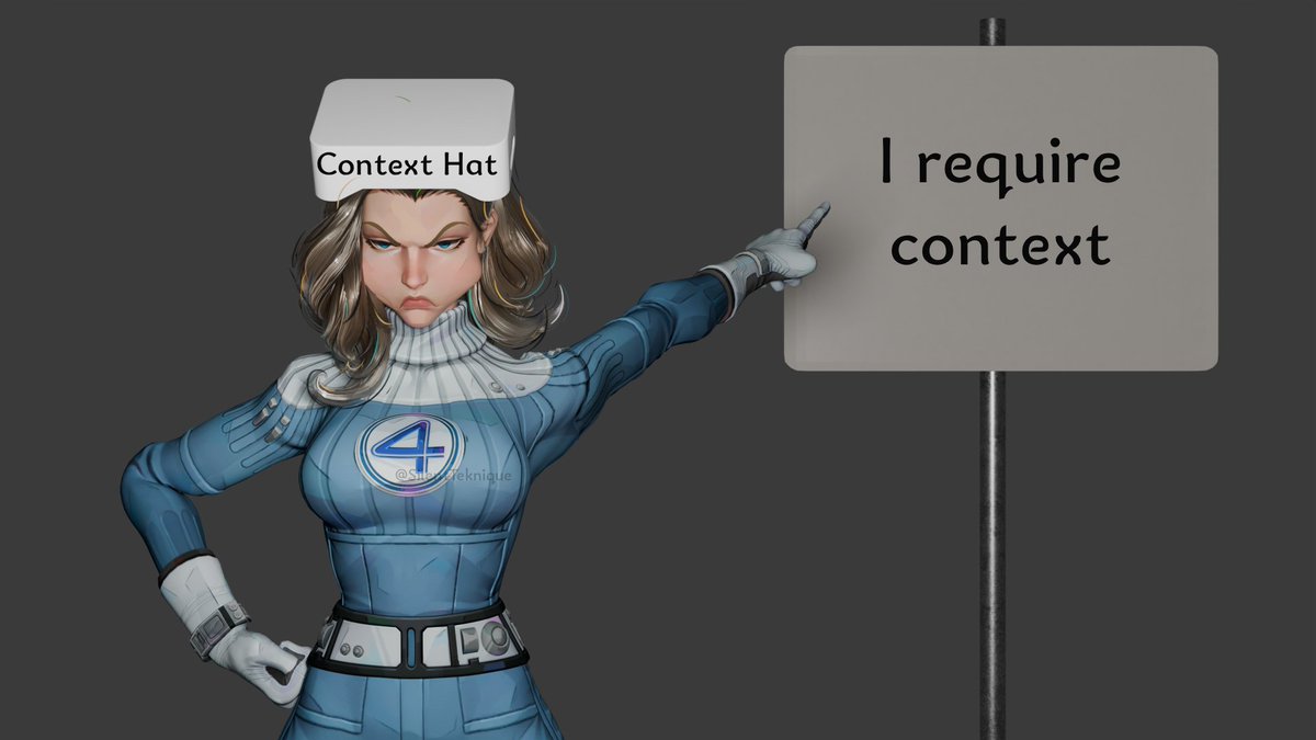 silentteknique's tweet photo. Context Hat
(Feel free to use btw)
#InvisibleWoman #SueStorm #SusanStorm #MarvelRivals #Marvel https://t.co/uJW1CzV340