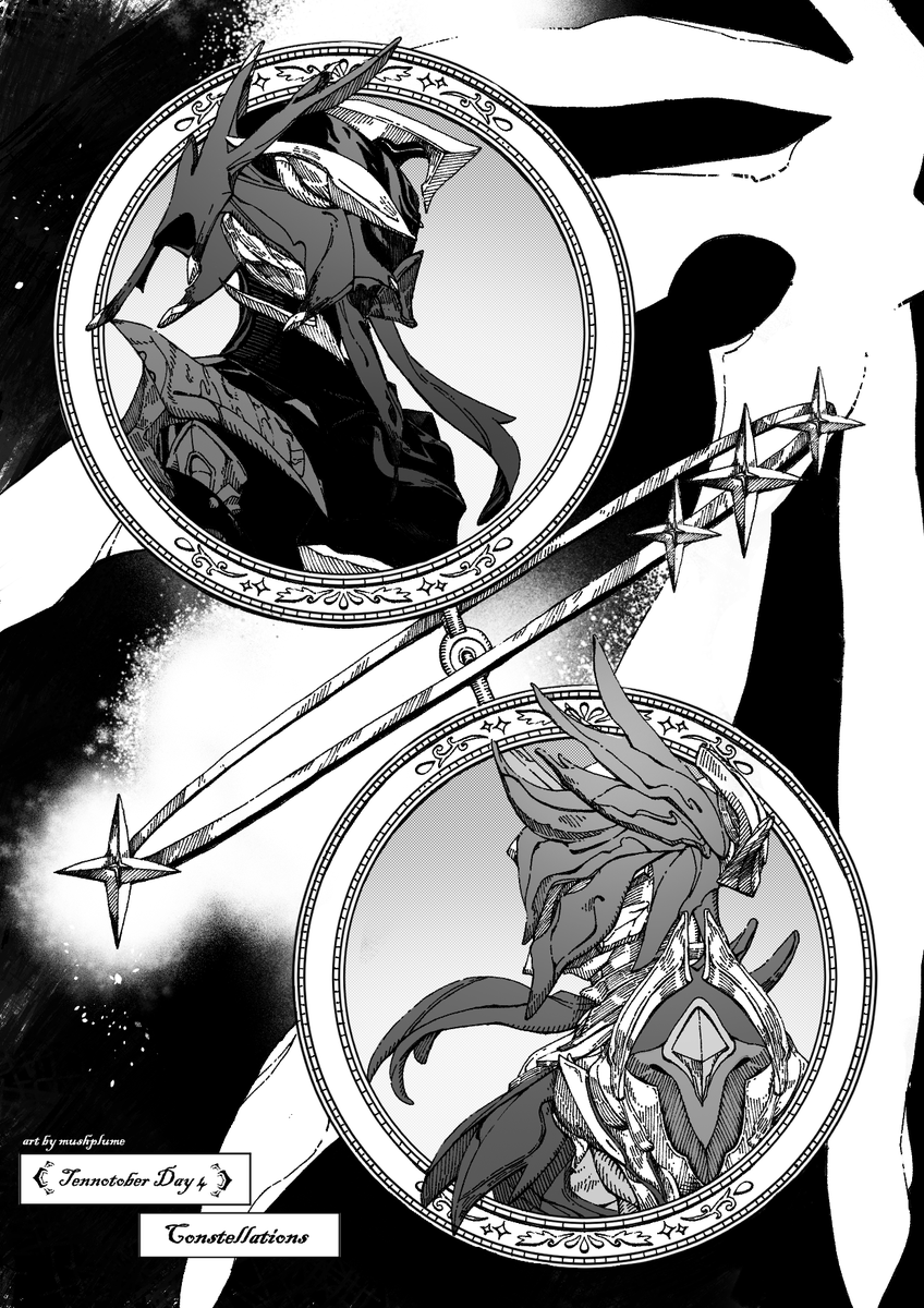 mushplume's tweet photo. Her brightest stars.

#Tennotober2026 #warframefanart #tennocreate
Day 4: Constellations https://t.co/7ZecSR9UlB