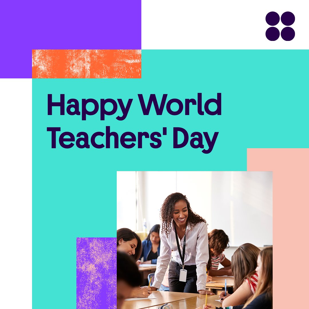 BritishCouncil's tweet photo. Happy World Teachers' Day! 💛

If you could thank one teacher today, what would you thank them for?

#WorldTeachersDay https://t.co/PuOqeOKPY1
