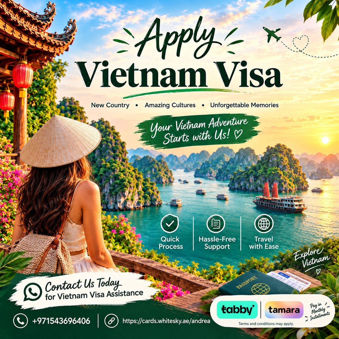 ercan54049101's tweet photo. Vietnam is calling. From Ha Long Bay to Hanoi’s street food, colorful streets, and coffee stops, every moment feels unforgettable. Start your Vietnam visa process with White Sky Travel. Payment options: Tabby, Tamara, or credit card in up to 12 https://t.co/DTnkFYFDdJ