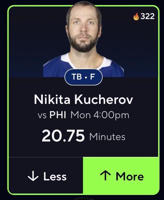 Marcusbenn41's tweet photo. NHL MONDAY POTD 🏆

LETS START THE WEEK GREEN 🍀

@PrizePicks https://t.co/jvxBd26Yki