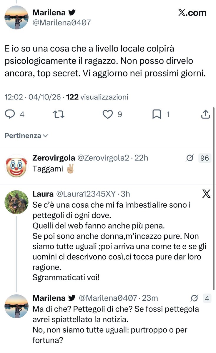 Laura12345XY's tweet photo. @Marilena0407 @Zerovirgola2 Vedi te… 🤷🏻‍♀️ https://t.co/RayYFS00G3