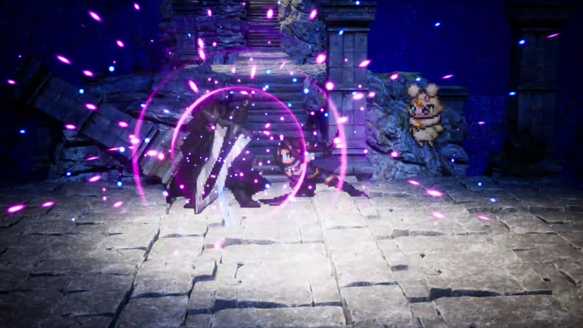 TENDAGAMESIndie's tweet photo. 正統派JRPG『 #LittleStorm 』開発進捗!⚡️
🔹マップ探索画面
🔹会話画面
🔹バトル画面
エフェクトの追加や敵との会話画面など、TGS出展時から少しずつ進化中!
来年の「東京ゲームダンジョン15」に出展したいなー
たくさんの人に触って欲しいなー
あと3ヶ月で今年終わるなー…😨
#インディーゲーム https://t.co/WhPNq2030E