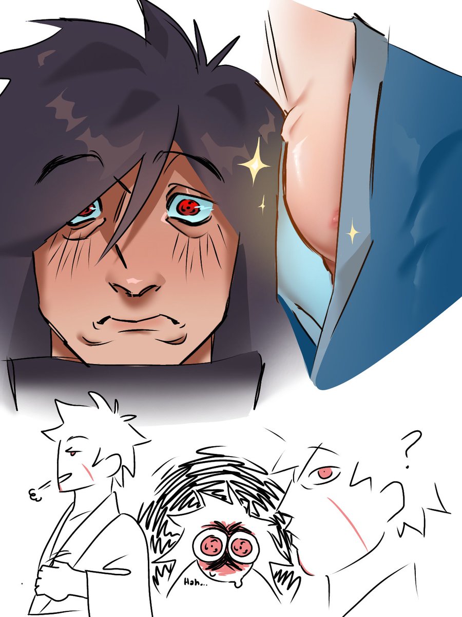 garbeaniee's tweet photo. My tribute to the Tobirama tits discussion 
#mdtb #madatobi https://t.co/x78YEHB2i8