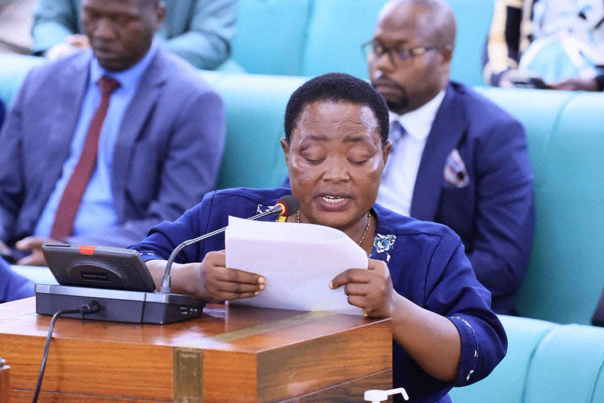 pwatchug's tweet photo. 🇺🇬 President Yoweri Museveni said heavy cargo would move off roads and onto rail. The Uganda Railways Bill, 2026, included in the legislative programme attached to his address, is now listed for Government business on 6 to 8 October 2026.

Delivering his State of the Nation Address at Kololo on 4 June, Museveni said Government was revamping metre-gauge rail and building standard-gauge rail, alongside petroleum pipelines.

“That leaves the roads for only passengers and light cargo,” he said.

Annex 2 lists the Bill as item 16 under the Ministry of Works and Transport. Prime Minister Robinah Nabbanja listed it first in her statement to Parliament dated 1 October, announcing business for the succeeding week.

Photos: @Parliament_Ug
