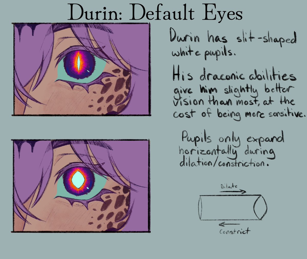 TheTrashArtist8's tweet photo. On the topic of eyes today… Durin’s eyes! Something I threw together with a special page for storybuilding :) #durin https://t.co/LadufLoKB3