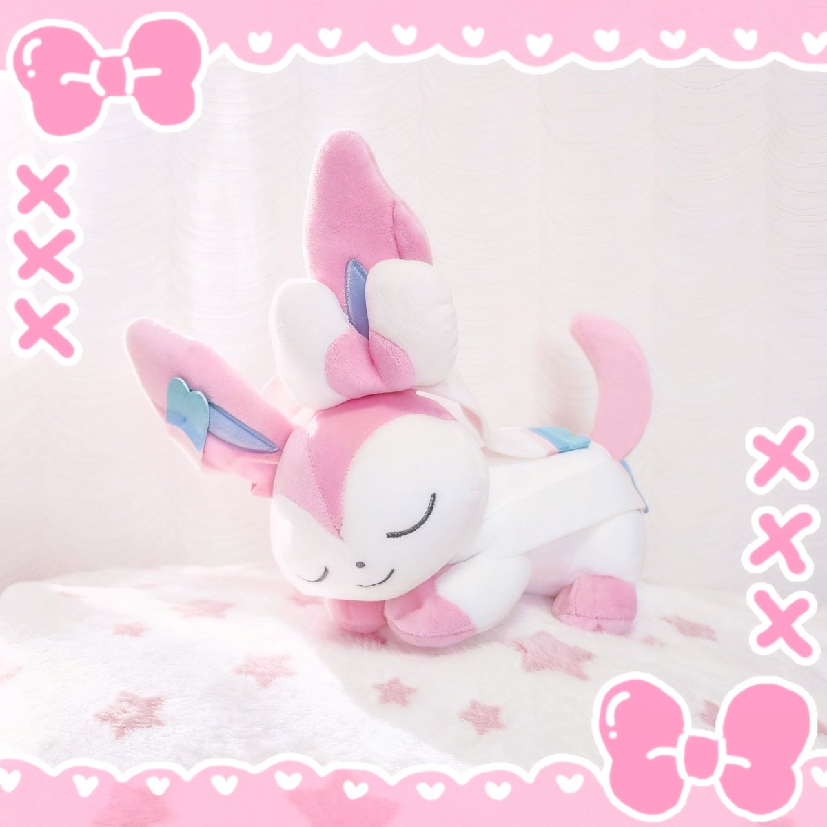 psh0806's tweet photo. 잠자는 님피아🎀💤
#sylveon https://t.co/Xo1G6injQP