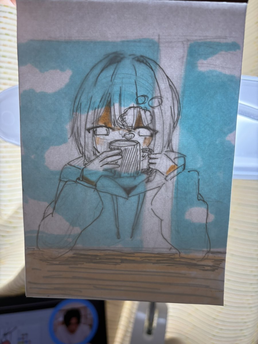 Yo01zora12's tweet photo. 普段は一枚目！太陽が出てる時の空にかざしたり明るいところにかざすと２枚目！発想が天才すぎたね、私がッ☆　絵はへたくそなんだけどね～これからうまくな���よきっと（（（
#絵柄が好みって人にフォローされたいㅤㅤ #アナログ画 
#絵描きさんと繋がりたい https://t.co/qvSfl4IUao