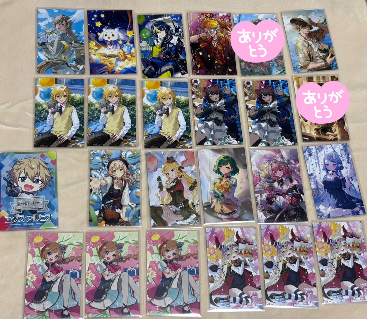 trhk_tiwo's tweet photo. 【交換】にじさんじ ノスタルジア  ランダムコレクション
(譲)画像1、2
(求)画像3 (♡優先)
🚺⇔🚺、♡含む交換
🚺⇔求🚹は比率違い、抱き合わせ可能
郵送交換 https://t.co/AJs5HvayKA