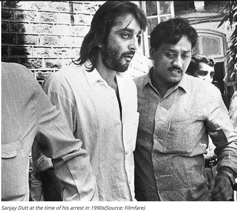 MeenaDasNarayan's tweet photo. #SanjayDutt a #drugaddict in past,who went into #Rehab, illegally stored Firearms and was jailed in the #TADA act, married a Pak woman known for item numbers and is worth 40 crores, is now going to talk about peace to Indians as the luxuriate in India!see what Social M flaunts https://t.co/FxQEUmQGvR