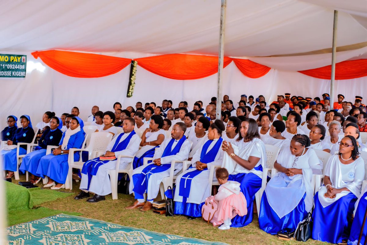 KigemeDiocese's tweet photo. On behalf of the entire Kigeme Diocese, we sincerely thank the Most Rev. Dr. Laurent Mbanda, ABP and Primate of Rwanda, for his pastoral visit. Your presence, prayers, encouragement and words of wisdom were a great blessing to us. https://t.co/1ej1x5hbMp