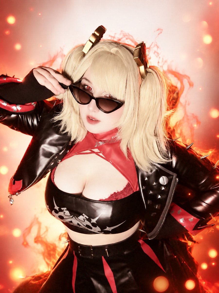 yoonrinacos's tweet photo. Burnice - GO!❤️‍🔥🔥 #ZenlessZoneZero‌ #zzzero #burnice #cosplay https://t.co/dNJfoBNuTb