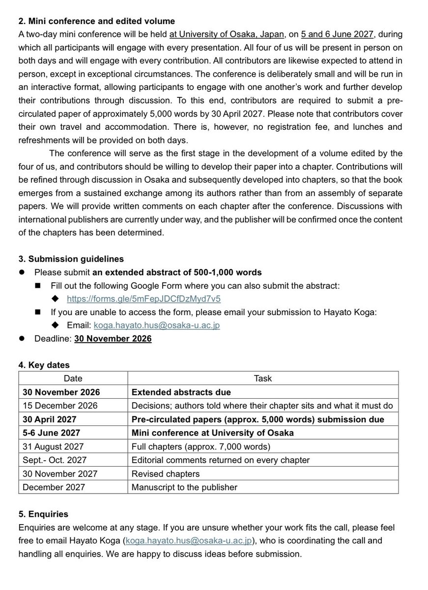 hayatokoga's tweet photo. 📢 Call for Abstracts (due 30 Nov 2026)
We (Hayato Koga, Stefan Bouzarovski, Kirsten Jenkins &amp; Saska Petrova) invite abstracts for a mini-conference + edited volume on the Energy-Justice Nexus in East Asia, Osaka University, 5–6 June 2027!
👇 More details https://t.co/M0DTVmj1N1