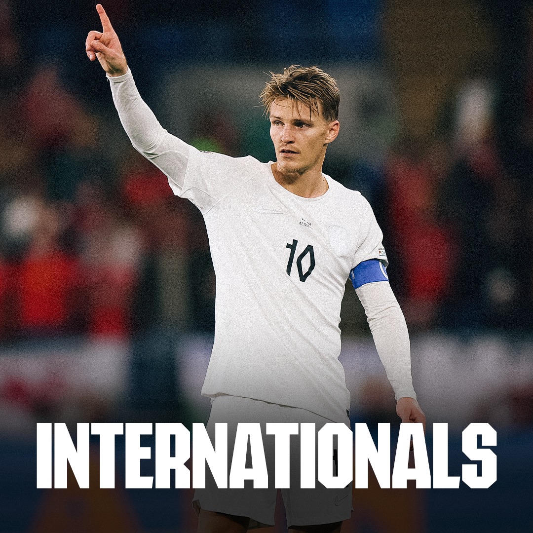 Arsenal's tweet photo. Another assist for Martin 🪄

Read the latest on our international Gunners 👇