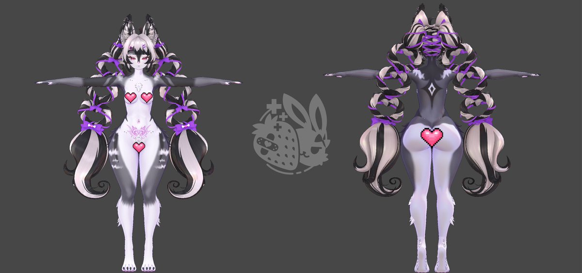 StrawbunnyVR's tweet photo. Nanai's fur textures WIP :3
My next upcoming model! https://t.co/6FLzE2Ze0k