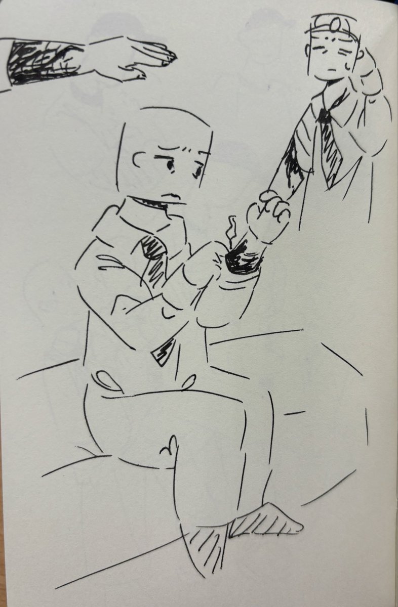_NotSquid_'s tweet photo. “Slow-Burn” Elsen. He is in proceses of going burnt, but it’s unusually slow, so he’s assigned to visit Emotional support Elsen and goes to Doc to figure out the reason for it and potentially stop it. He’s constantly tired due to burning alive 
#offgame #ElsenOc https://t.co/60cyv77MIL