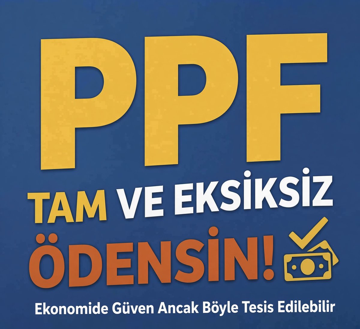 MrEnginar's tweet photo. 🚨Halk ödeme bekliyor. PPF EKSİKSİZ ÖDEME bekliyor. Mutabakat takvimi doldu. Bugün maaş ödeme günü. Birçok işveren maaş ödemesi yapamadı. 

Önümüzü göremiyoruz. PPF yatırımcısını mağdur etmeyin, güveni tazeleyin. @spkgovtr 

#bütünppflertamödenmeli
#HalkBuradaSpkNerede https://t.co/kbcIo5bGkb