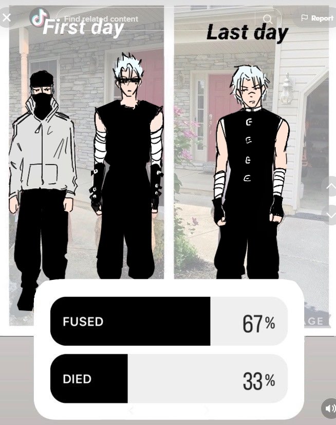 diiceroller's tweet photo. first day vs last day of the setei war #kagurabachi133 https://t.co/F6EdQ9866c