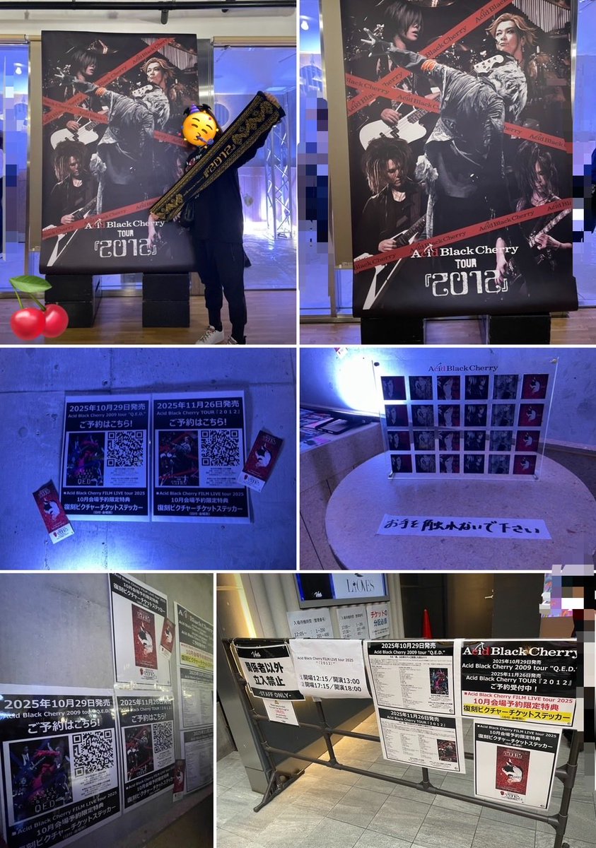 YH918887618751's tweet photo. 2025.10.4  LtOVES
Acid Black Cherry🍒
2012
あれから1年かぁ
既に懐かしい感じ😢

蝶が🦋好きですがHIROさんの指輪物語のギターがあまりにも凄すぎて✨️生でもう一度みたすぎる。yasuがあの場所に立っていたらどんなパフォーマンスだったんだろう？寒くなってきましたが元気にしてますか？🍒 https://t.co/H5xrgAdfoF