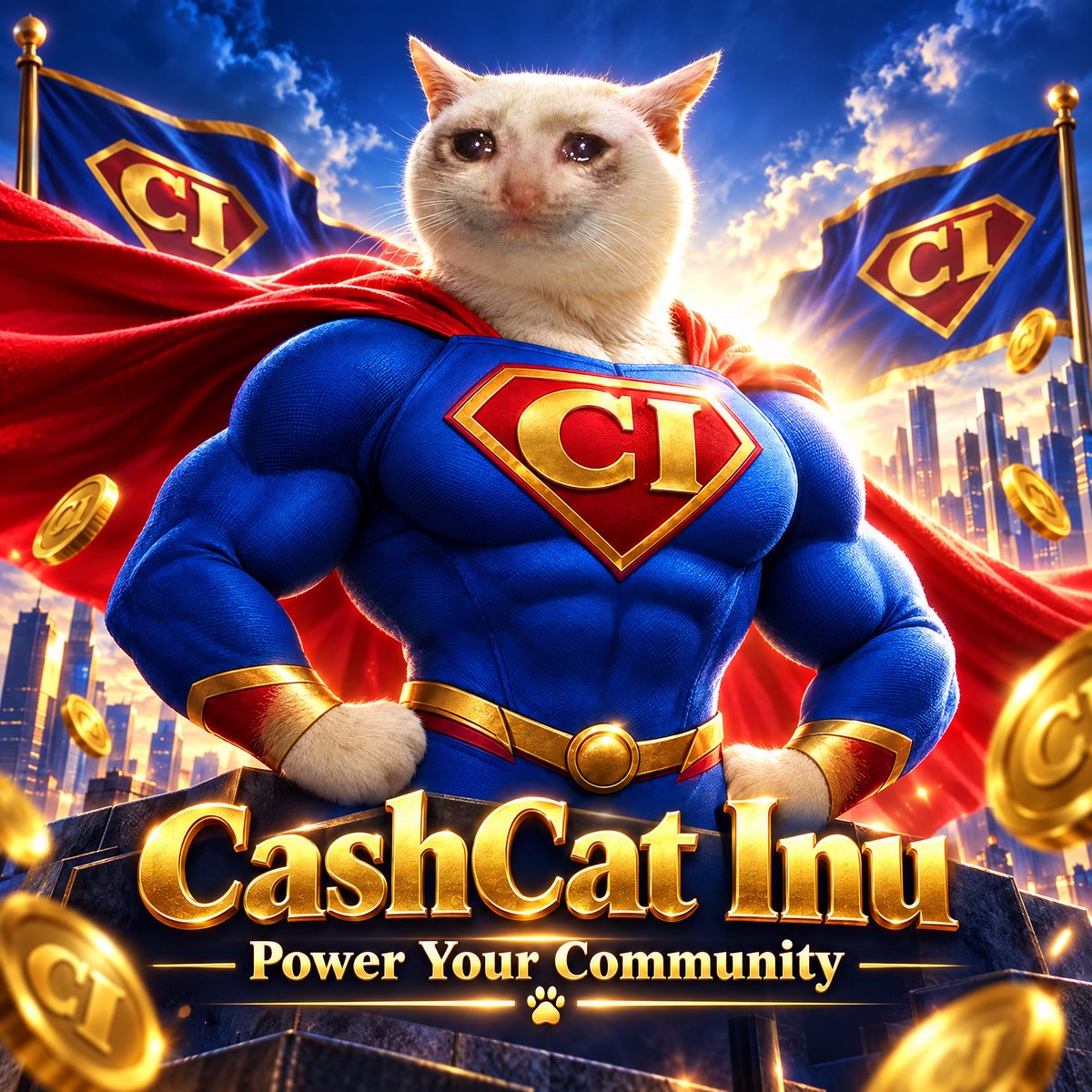 CASHCATINU's tweet photo. Meet CashCat Inu (CI) Built Different

#CashCatInu #CI #MemeCoin #CryptoCommunity
#SI
@elonmusk 
@realDonaldTrump https://t.co/txtm1XpKjW
