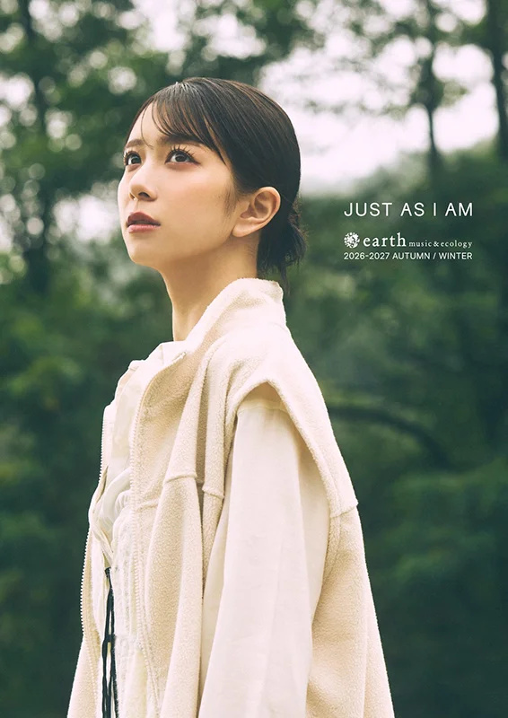 UpFrontLink's tweet photo. ✨ Juice=Juice’s Rei Inoue is earth music&amp;ecology’s 2026–2027 AW season model!

Theme: “JUST AS I AM” 🤍
Have you spotted Rei’s new visuals where you live? 👀

Juice=Juice also comes to Taipei on Dec. 6!
🎫 https://t.co/8VXgoyk6TQ

@JuiceJuice_uf  

#JPop #JapaneseFashion https://t.co/bYEwiyAxjY