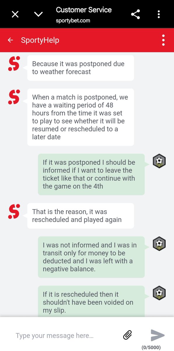 DolemiteT's tweet photo. @SportyBetNG @SportyBet @_Jaredad See the rubbish sporty are telling me. And I was in transit when they removed the money and gave me a negative balance. And added a voided game after 24 hours. Who does that rubbish https://t.co/sZaAW0Ss3H