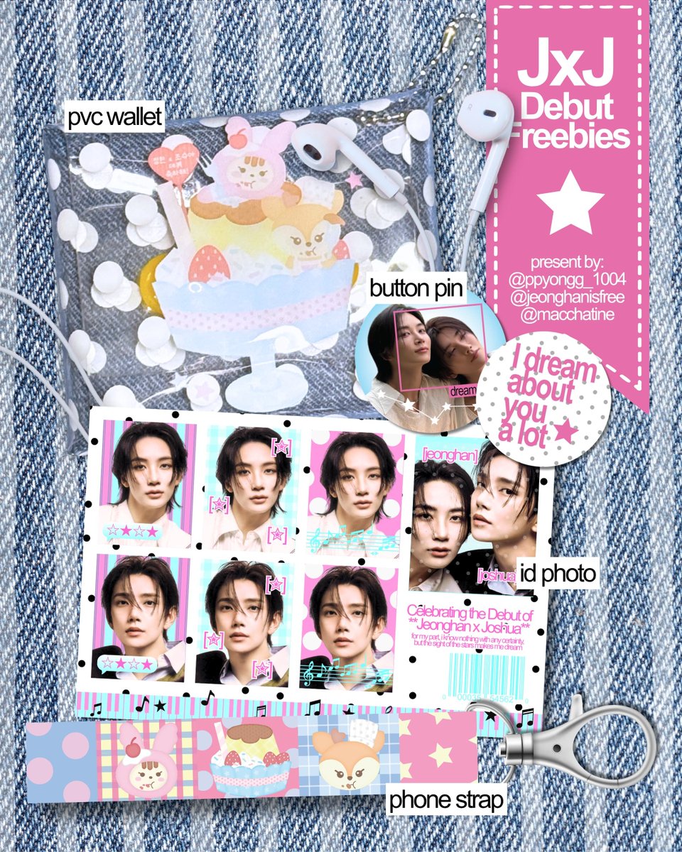 jeonghanisfree's tweet photo. Guyss, kami @ppyongg_1004 @macchatine mau bagi-bagi freebies online dalam rangka debut JxJ 🐰🦌

Adakah berminat claim?? Yang mau ditag pas udah announce, boleh reply username aja yaaa 🥳✨️🫶 https://t.co/ACfQnLWwsZ