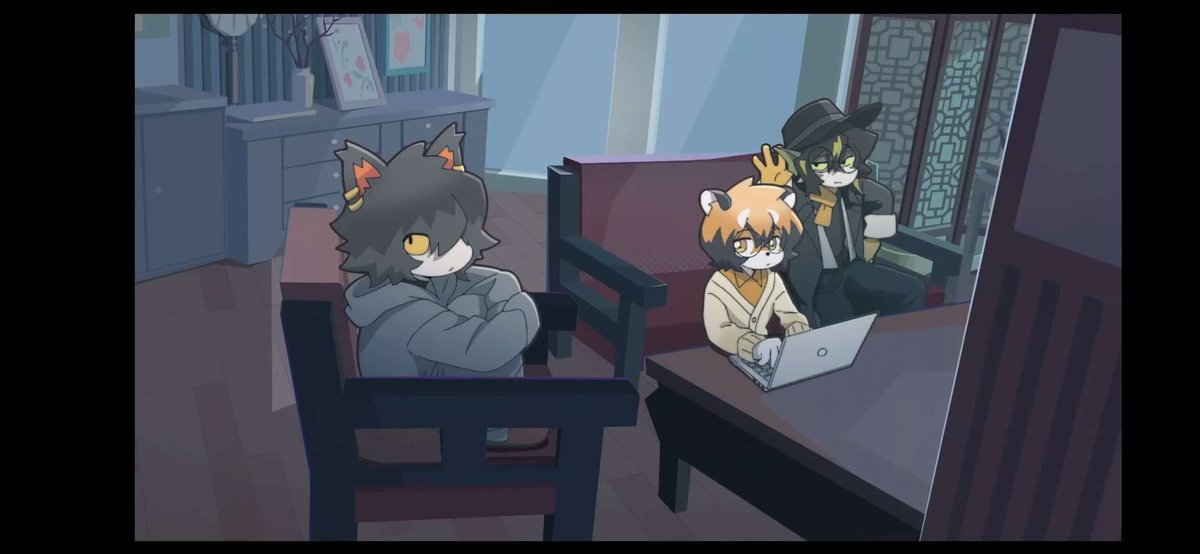 tiredrvry's tweet photo. the concept of a fish taking care of two young cats (plus a dog) is still so amusing out of context ((oversimplified)) https://t.co/ot5hNxmF4m
