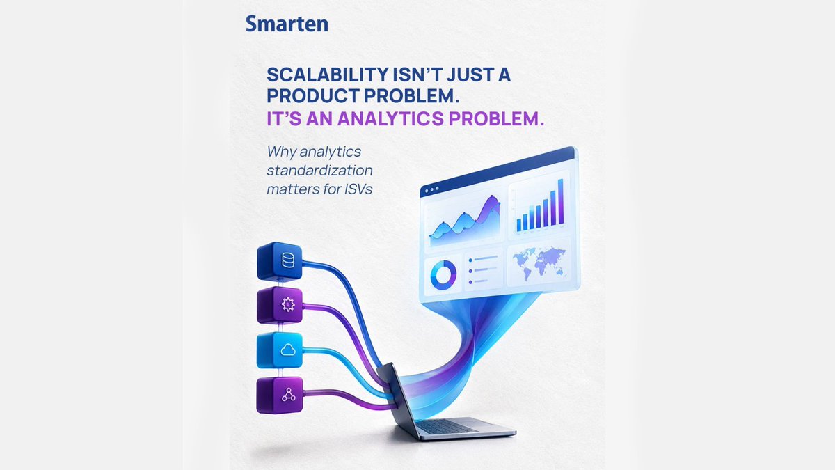SmartenAnalysis's tweet photo. Scalability rarely breaks because the product can’t handle more customers.

Know more 👇
https://t.co/gOGjkRpJAR

https://t.co/UYGjxID933

#ISV #AnalyticsStandardization #EmbeddedAnalytics #ProductScalability https://t.co/FEeDyGm3oC