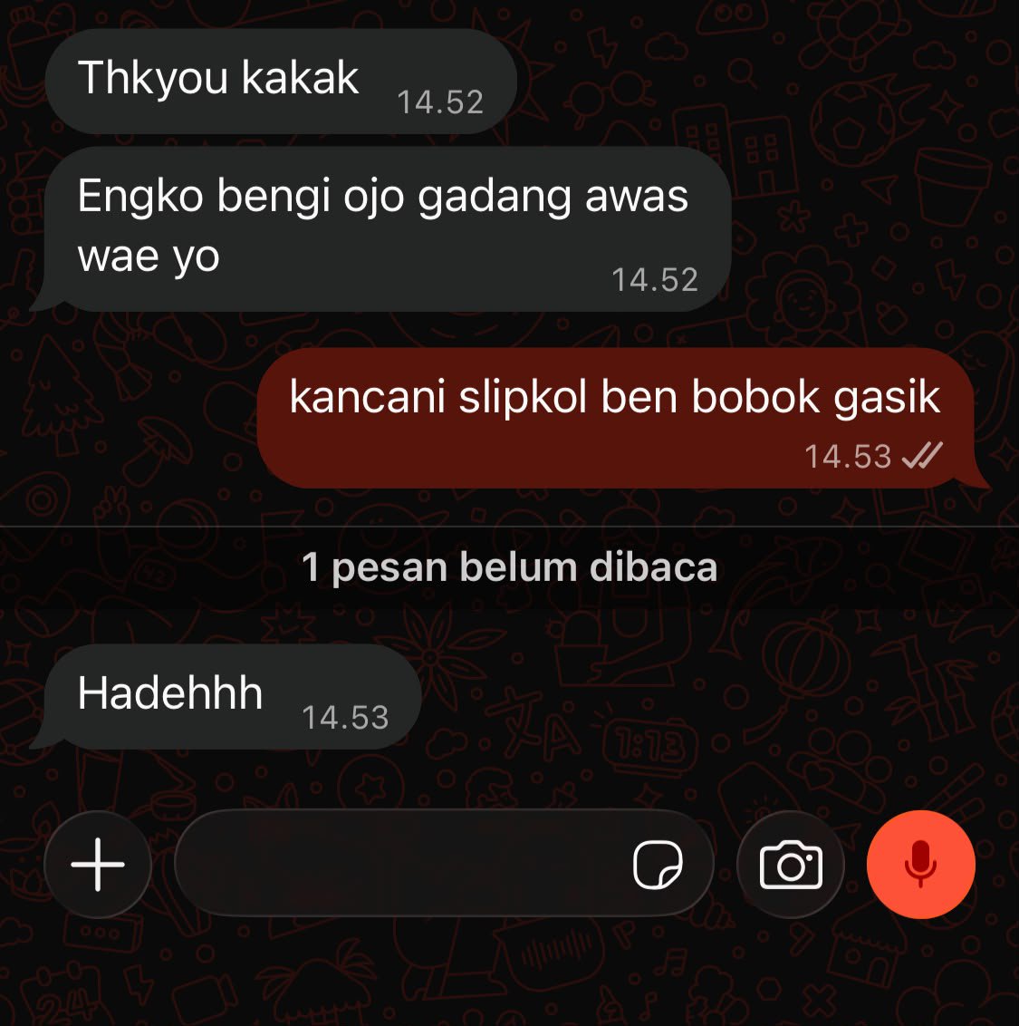 rabbernadth's tweet photo. until minta slipkol ke kakak..... https://t.co/P99ZREwee9