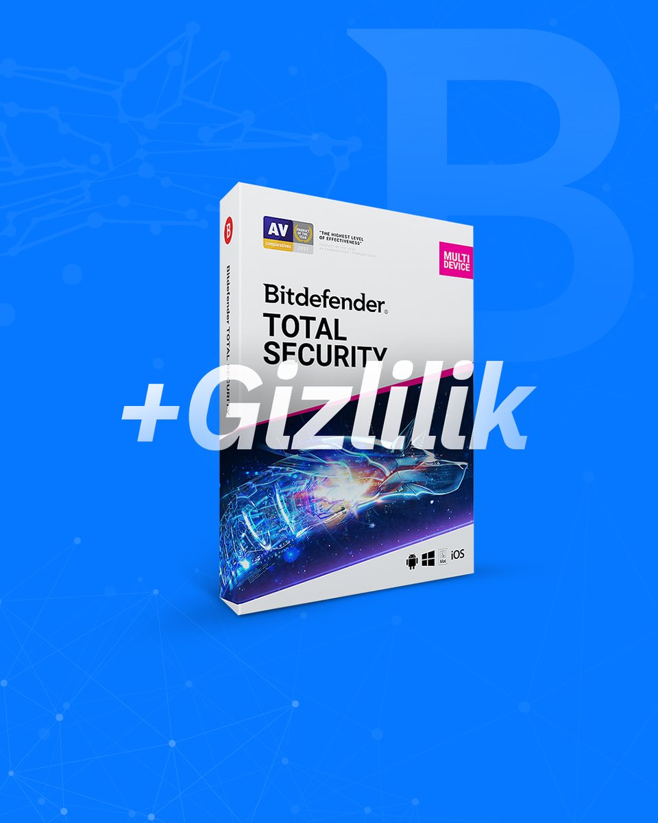 bitdefender_tr's tweet photo. Dijital dünyada hızınızdan ödün vermeden güvende kalmanız için tasarlanan Bitdefender Total Security, sisteminizi yavaşlatmadan tüm cihazlarınızı çok katmanlı koruma altına alır. 🛡️
https://t.co/4ocpOzsg0g
#Bitdefender #BitdefenderTürkiye #EnİyiKoruma #TotalSecurity https://t.co/WizUEbKY4t