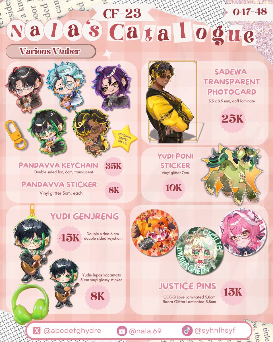 abcdefghydre's tweet photo. [❤&amp;🔁are very appreciated!]
Nala's #CF23 PO Batch 2

🗓️: 5-12 Oct 2026
✅: Both days Pick up only (OTS)
📚: MCYT, Pandavva, Hololive Justice, F1, Obsession, Adventure Time, Original
🔗: https://t.co/z1qMgSSqra

#Comifuro23 #Comifuro23Catalogue #WTS #Pandavvarung https://t.co/cFd5snggxB