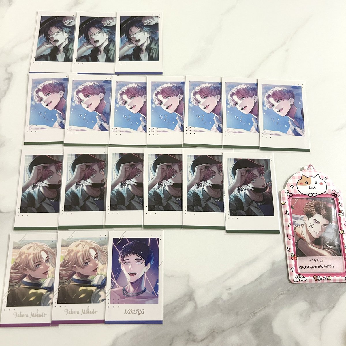 wanwanpoporin's tweet photo. ブレイクマイケース ブレマイ ポップアップ  フォトカ フォト風カード 交換

譲🎀 麻波 在間 祠堂 立科 節見 相沢 御門 神家 

求🎀 正月新開

7日池袋またはAGF両日手渡し可能です。郵送の場合は2点～希望。
1枚目はお声掛けが重なる場合3枚目または4枚目含むお取引優先させて頂きます。 https://t.co/1m4umJXTBh