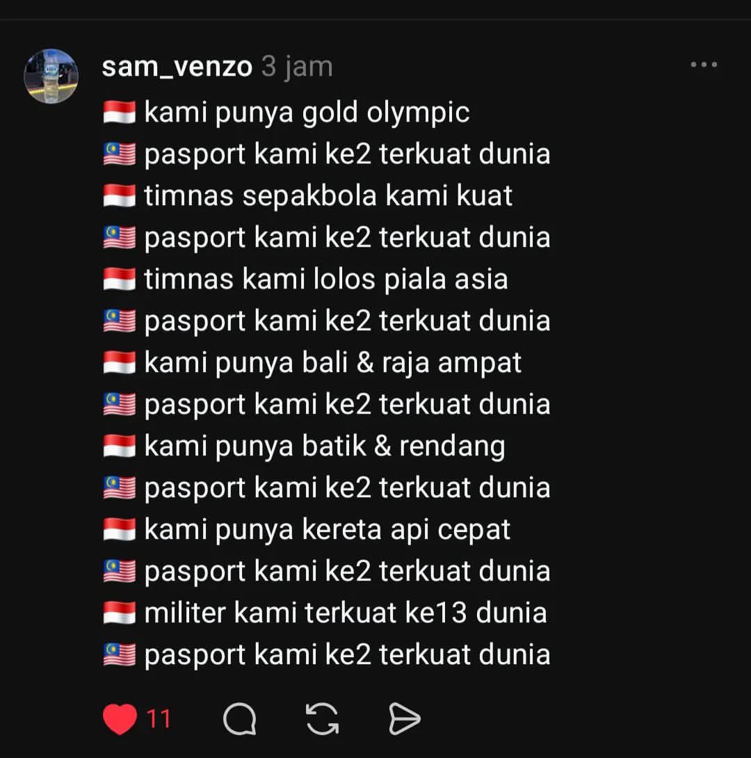 komisarisnetzen's tweet photo. Indonesia vs Malaysia😭😭 https://t.co/C0E0098lnE