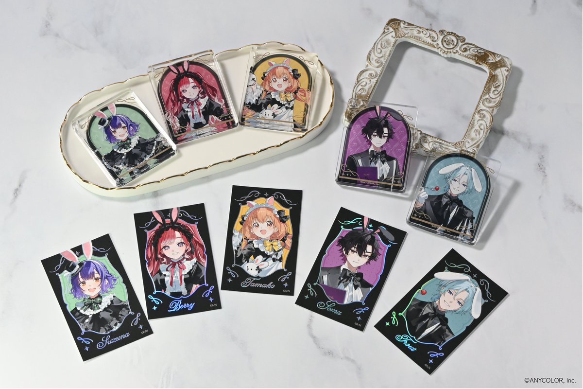 animate_cafe's tweet photo. 【にじさんじ】
୨୧･････････････････････････୨୧

撮りおろしビジュアルを使用したグッズが登場🎀

🏠アニメイトカフェ池袋・天王寺・名古屋・福岡天神
📅10/22～11/17
※福岡天神の開催期間は「10/24～11/17」となります。

🐇コラボ詳細はこちら🐇
https://t.co/7IGcbs3S0b

⏰ご予約はこちら✨初週の抽選受付は明日【10/6 AM10:00】まで⊹˚₊／
https://t.co/zvWkMs7gdB

୨୧･････････････････････････୨୧

#にじさんじ #Speciale #すぺしゃーれラビットカフェ