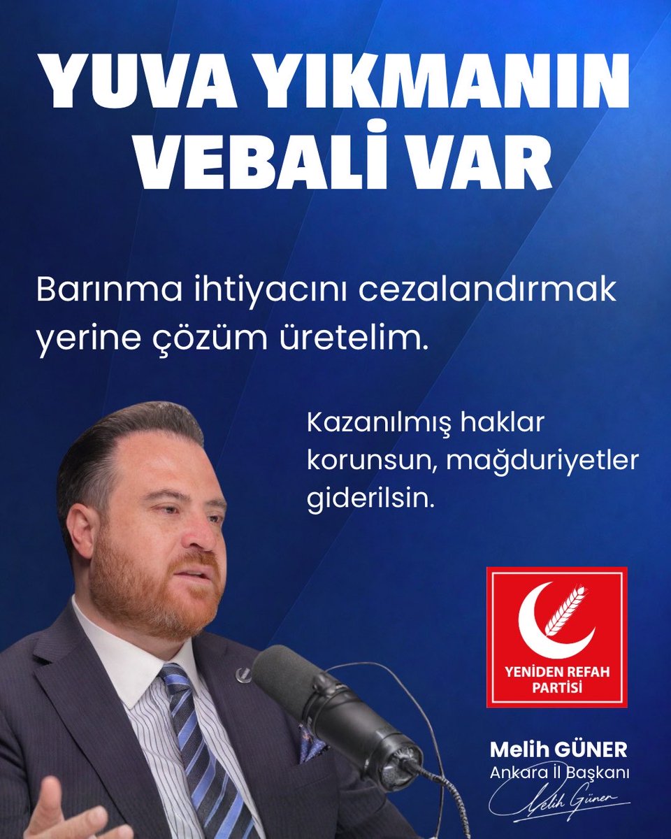 melihguuner's tweet photo. Barınma ihtiyacını cezalandırmak yerine çözüm üretelim.

#YapıKayıtMecliseGelsin #YuvaYıkmanınVebaliVar https://t.co/xtCu1xFnZm