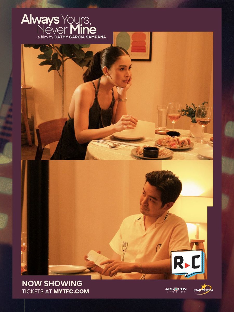 ABSCBNpr's tweet photo. Catch Joshua Garcia and Julia Barretto on Rec•Create ✨

WATCH HERE: https://t.co/BLu5qa2gAG

Get your tickets now at https://t.co/AQbonOaC2t 🎟️

#AlwaysYoursNeverMine — a film by Cathy Garcia-Sampana. NOW SHOWING in cinemas nationwide 🌙 https://t.co/lpCzoox6do