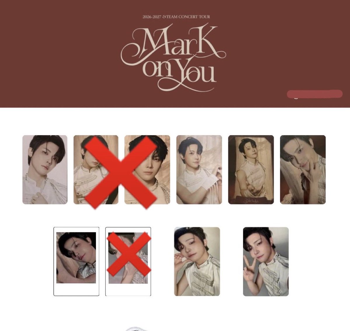 stksn0520's tweet photo. &amp;TEAM Mark on You POPUP
ポプア トレカ 交換

譲 ▶︎画像のもの(FUMA、MAKI、HARUA、YUMA、JO、EJ)
8000円特典トレカ MAKI

求 ▶︎K or NICHOLAS(❌印以外の物)
8000円特典トレカ NICHOLAS

大阪での手渡しor郵送での対応が可能です
お気軽にお声掛けください

#andTEAM交換   #andTEAM_交換 https://t.co/i37SU2j2Ht