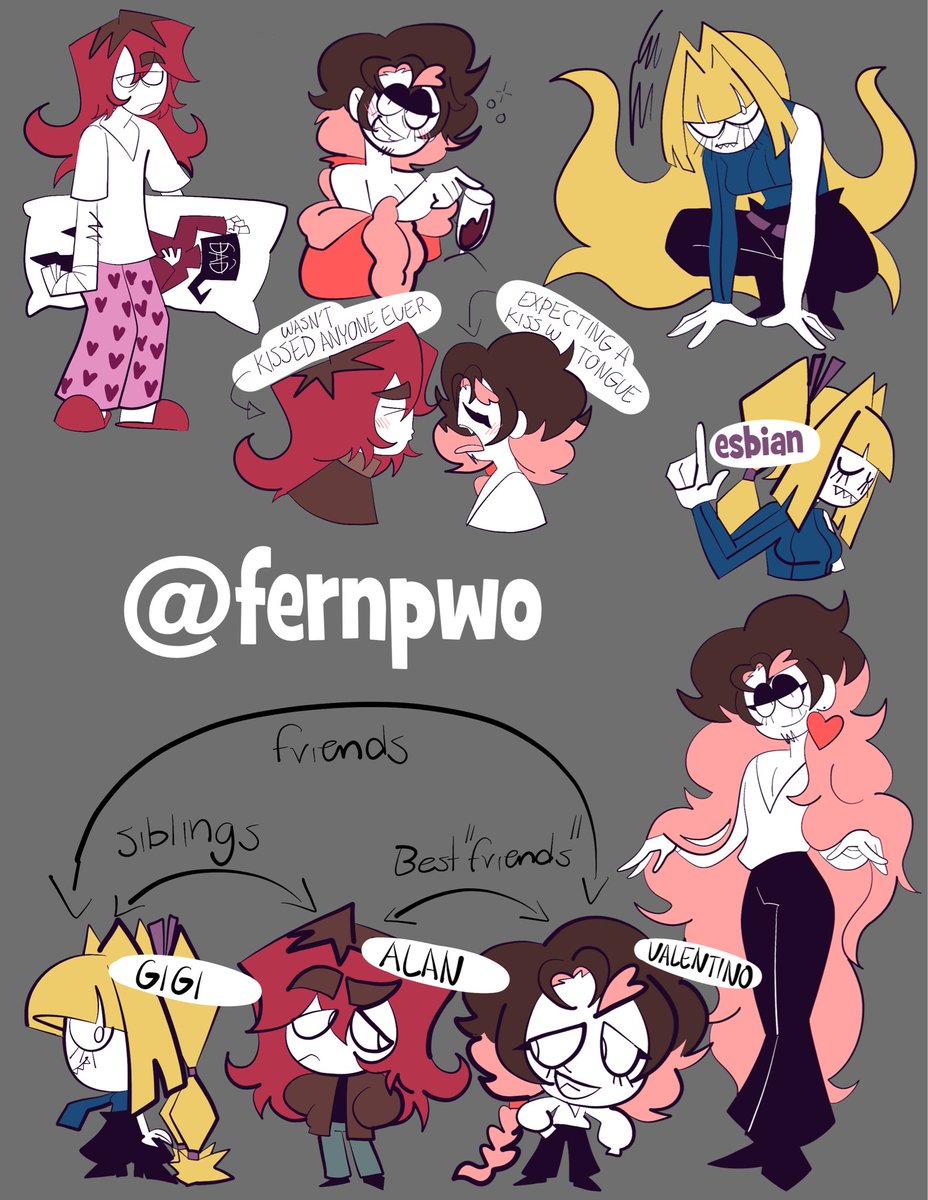 Fernpwo's tweet photo. Mis otros de de spooky month merecen un poco de atención JAJAJA
si les interesa, pueden dejar preguntas acerca de estos 3 oc, los contestaré con dibujos!!
(NADA DE PREGUNTAS INAPROPIADAS!!)
🥔🥔✌️✌️👀👀🖕🏻🖕🏻✌️✌️🥔🫶❤️❤️🐓🫶❤️❤️🥔✌️👀🖕🏻👀🫶❤️🐓🐓
#spookymonth #spookymonthoc #oc https://t.co/jTtkMaQ0NJ